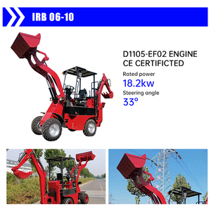 Mini Escavadeira Skid Steer Retroescavadeira Anexos Hidráulica Terra Auger/escavadeira/martelo/disjuntor/varredor/neve Ventilador - Product Image 4