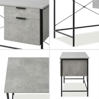 Petits tiroirs, espace de travail, bureau à domicile, bureau moderne simple, table d'écriture, bureau d'ordinateur, bureau de travail
