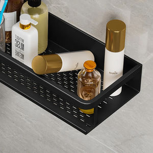Étagère de Salle de Bain Sans Perçage en Aluminium, Organisateur Mural pour Toilettes - Product Image 3
