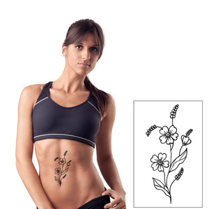 Waterproof Juice Temporary Tattoo <b>Sticker</b> Long Lasting Semi Permanent Body Art Decal for Women Party Professional Use - Product Image 1