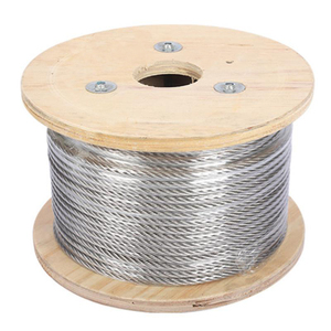 ASTM 304 SS 7x7 <span class=keywords><strong>2mm</strong></span> 스테인리스 스틸 와이어 로프 - Product Image 1