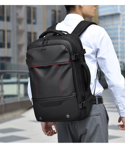 Sac à dos de voyage extensible et étanche pour homme, antivol, grande capacité, avec serrure à code, approuvé pour l'<span class=keywords><strong>avion</strong></span>, sac à dos sous vide - Product Image 6