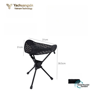 Mountain Wolf Outdoor Camping <b>Stool</b> Oxford Cloth <b>Folding</b> Seat <b>Portable</b> Tripod Design - Product Image 6