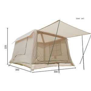 Carpa Inflable Impermeable BOTEEN para las Cuatro Estaciones, 420d Oxford, para 2-4 Personas, con Bomba de Aire, Fácil de Instalar, Antimoho, Antibacteriana, para <span class=keywords><strong>Camping</strong></span> - Product Image 5