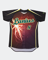 Jersey Baseball Jahitan Custom Meksiko, Bahan Polyester Cepat Kering, Model Throwback, Kancing, Cetak Sublimasi
