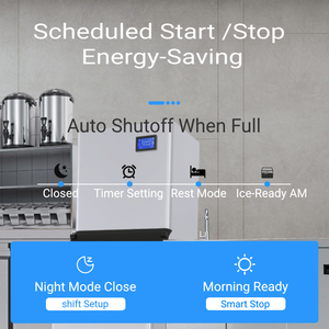 200kg/24 giờ mặt trăng hình lưỡ<span class=keywords><strong>i</strong></span> liềm Máy Làm Đá cho sử dụng thương mạ<span class=keywords><strong>i</strong></span> Nhà hàng thanh sữa cửa hàng - Product Image 3