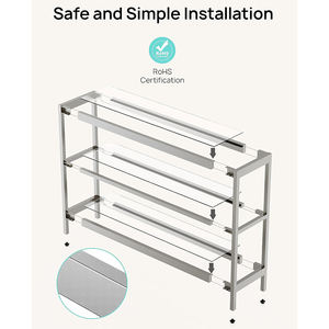 Design moderno in legno multiuso in legno <span class=keywords><strong>Plexiglass</strong></span> consolle <span class=keywords><strong>tavolo</strong></span> - Product Image 6