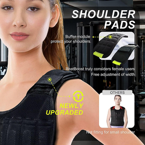 Gilet lesté ajusté avec des bretelles plus larges et un tissu respirant <span class=keywords><strong>pour</strong></span> hommes et femmes - Product Image 5