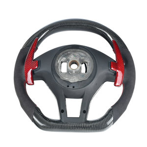 Ajustement pour Mercedes Benz C CLA-SS <span class=keywords><strong>W204</strong></span> C63 W212 W218 W207 W172 SLK volant en Fiber de carbone - Product Image 2