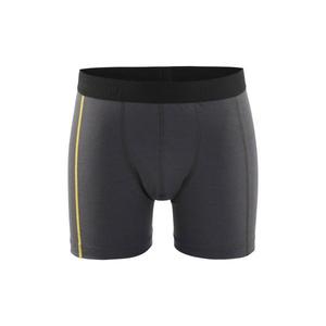 BLAKLADER - 184717349835M Boxer XLIGHT 100% Merino Gris foncé/Jaune-EAN 7330509545614 SOUS-VÊTEMENTS THERMIQUES - Product Image 1