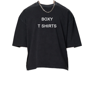 เสื้อยืดสตรีทแวร์คุณภาพสูง 275GSM ผ้าฝ้าย 100% ทรงโอเวอร์ไซส์ แขนสั้น พิมพ์ลาย ระบายอากาศได้ดี สำหรับผู้ชาย - Product Image 1