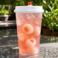 Gobelets personnalisés pour boutique de thé Boba, gobelets en plastique imprimés en gros avec couvercles