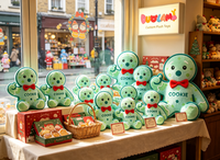 Peluche OEM de haute qualité en tissu doux pour enfants, idéale comme cadeau promotionnel d'entreprise