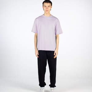 Vintage Lavender Print Design Wholesale High Weight 230gsm Cotton <b>Jersey</b> <b>Short</b> Sleeve T-Shirt Jogging Regular Fit Men's Custom - Product Image 3