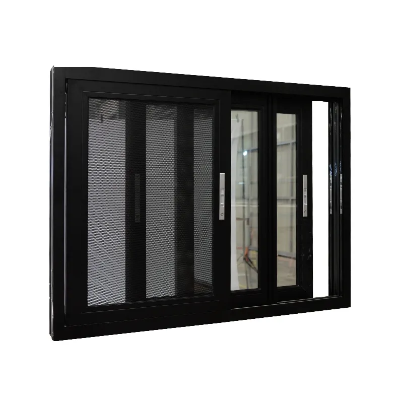 Hihaus custom balcony aluminium double pane sliding glass window for house