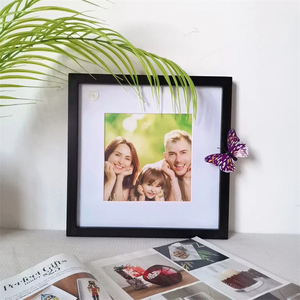 Hiện đại đơn giản A4 đen hạt gỗ hình ảnh khung thân thiện với môi nhà máy bán buôn-wall Mount bảng đứng giấy chứng nhận khung ảnh - Product Image 4