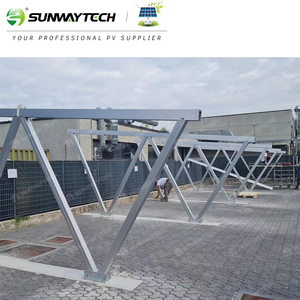 Sistema de montaje solar Sunway impermeable para cochera, sistema de montaje para cochera, estructura de estacionamiento PV, productos solares relacionados - Product Image 2