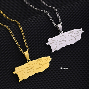 Collar <span class=keywords><strong>de</strong></span> Moda con Mapa <span class=keywords><strong>de</strong></span> Ciudad en Acero <span class=keywords><strong>de</strong></span> Titanio, Collar con Colgante <span class=keywords><strong>de</strong></span> Corazón <span class=keywords><strong>para</strong></span> <span class=keywords><strong>Hombre</strong></span> y Mujer, Collar <span class=keywords><strong>de</strong></span> Acero Inoxidable con Mapa <span class=keywords><strong>de</strong></span> <span class=keywords><strong>Puerto</strong></span> <span class=keywords><strong>Rico</strong></span> - Product Image 2