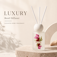 Coffret Cadeau Diffuseur à Bâtonnets Personnalisé 50ml 110ml 200ml Parfum d'Ambiance avec Huiles Essentielles Premium, Emballage OEM ODM Marque Privée