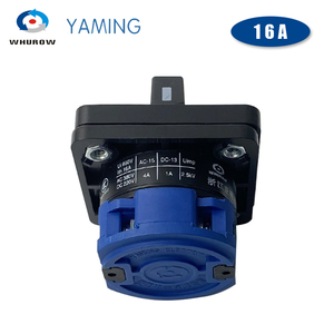 สวิตช์โรตารี่แบบเปลี่ยนตำแหน่งไฟฟ้า LW39B-16/1 660V 16A 1 ขั้ว 3 ตำแหน่ง 4 ขั้วต่อ หน้าสัมผัสเงิน LW26 - Product Image 4