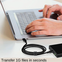USB3.2 10Gbps Tipo C Cable USB a Tipo-C 3,2 Transferencia DE DATOS USB C Cable PD 60W Cable de carga rápida Tipo C Carga rápida