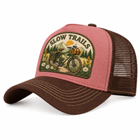 Casquettes de camionneur en sergé de coton inaltérable, certifiées AQL, avec surpiqûres, qualité supérieure, certifiées CE, conformes RoHS