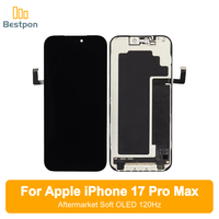 Remplacement pour écran OLED d'iPhone 17 Pro Max, assemblage compatible, 120Hz, qualité supérieure