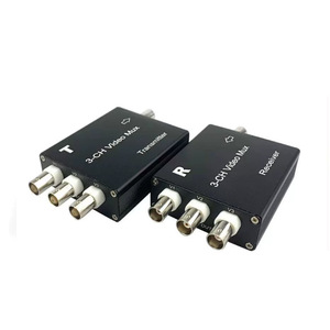 3 kanalen BNC camera video converter transmissie immuniteit coaxiale 3ch <span class=keywords><strong>CCTV</strong></span> video multiplexer voor CVBS camera - Product Image 5