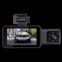 Caméra embarquée WIFI 3 canaux 1080P, enregistreur vidéo de voiture WIFI, caméra de recul, vision nocturne, boîte noire de voiture