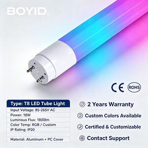 Boyid ญี่ปุ่น Hot <span class=keywords><strong>Jizz</strong></span> T8วิดีโอ G13 100-240VAC 4FT IP65 Tuya WIFI ควบคุมด้วยเสียง Google Home Alexa RGB เรืองแสง LED PC Ra90 - Product Image 1