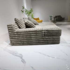 <strong>Versatile</strong> Compression <strong>Sofa</strong> Soft Fabric Compressed Daybed <strong>Sofa</strong> - Product Image 4