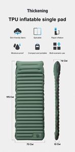 Colchón de Aire Ultraligero y Compacto, Impermeable, de TPU, para Camping, con Almohada Integrada, para Excursionistas y Entusiastas del Aire Libre - Product Image 4