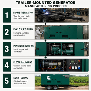 Groupe électrogène diesel Cummins 4BTA3.9-G11 certifié EAC EPA CE ISO UKCA ROHS SGS SONCAP, puissance 64KW/80KVA, type ouvert/silencieux, fabriqué en usine - Product Image 3