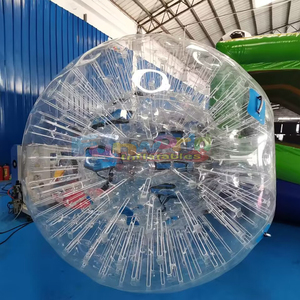 Ballon zorb gonflable transparent en TPU, taille humaine, pour course de zorbing et derby, idéal pour les événements en plein air. - Product Image 3