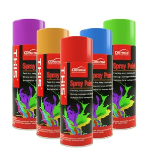 450ml Paint primer metallic liquid chrome touch up acrylic resin spray cans filling machine chameleon paint for car