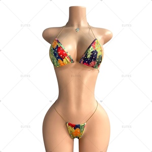 ELITES Bikini Sexy de Qualité Supérieure avec Gros Diamants pour Filles Vêtement de Danse Exotique - Product Image 3