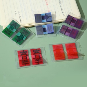 Tùy Chỉnh Dễ Dàng Để Bài Pet Dấu Hiệu Ở Đây Cờ Tự Dính Dấu Hiệu Ở Đây Sticker Với <span class=keywords><strong>Dispenser</strong></span> Mũi Tên Cho Văn Phòng Học Sách - Product Image 2