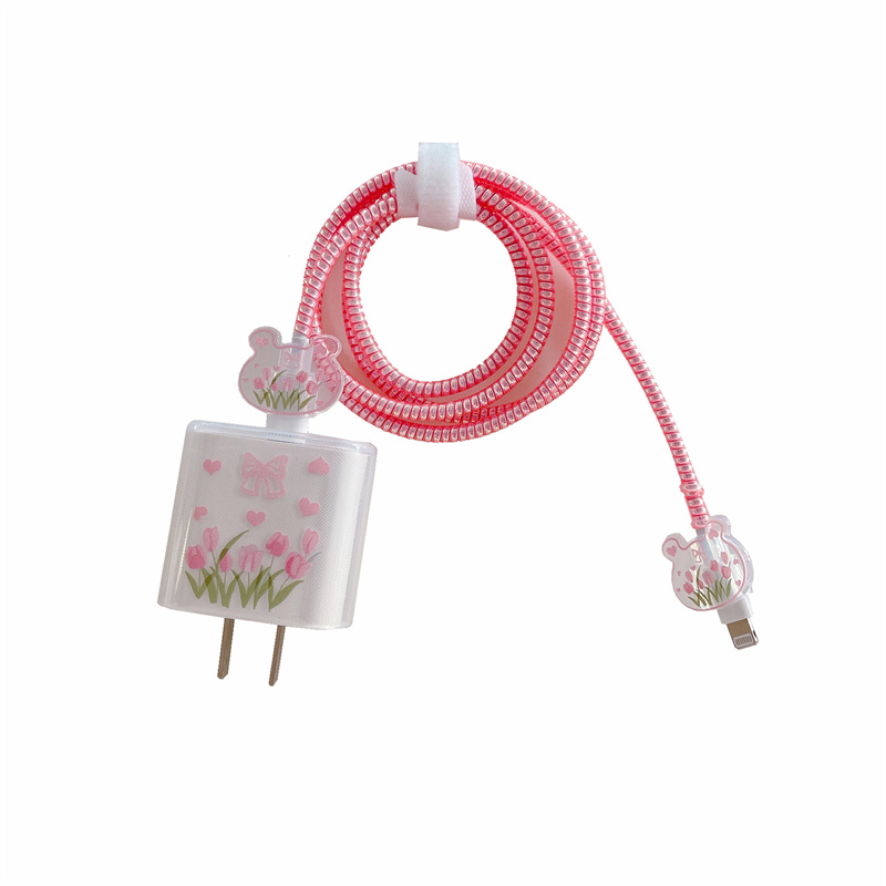 Настенное зарядное устройство, защитный чехол на спирали с USB-кабелем для iphone 5 Вт 18 Вт 20 Вт, оригинальный блок для быстрой зарядки