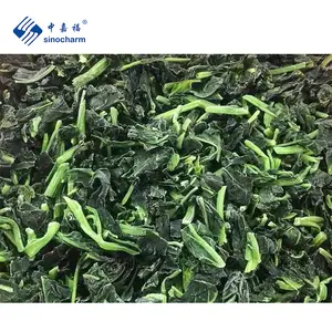 Sinosm HACCP bayam sayuran daun kualitas tinggi 30-50mm potongan merek OEM harga grosir bayam beku 1kg