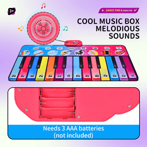 2024 niños Nueva simulación 14 teclas <span class=keywords><strong>juego</strong></span> <span class=keywords><strong>de</strong></span> <span class=keywords><strong>piano</strong></span> Mat juguetes <span class=keywords><strong>de</strong></span> gran tamaño multifunción música baile teclado <span class=keywords><strong>juego</strong></span> Mat Juguetes - Product Image 5