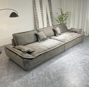 Moderne Italiaanse Zeilboot Geïnspireerde Stoffen Bank-Minimalistisch Design Slappe Comfort Voor De Woonkamer - Product Image 1