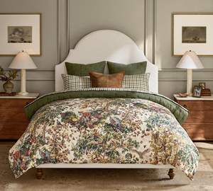 Housse de <span class=keywords><strong>couette</strong></span> à impression réactive <span class=keywords><strong>Renard</strong></span> et écureuil, motif floral, housse de <span class=keywords><strong>couette</strong></span> de luxe de marque, approvisionnement en usine - Product Image 1