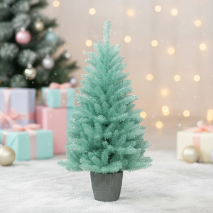Nouvelle Guirlande de Noël Artificielle Haut de Gamme 2026 de 90 cm <span class=keywords><strong>en</strong></span> <span class=keywords><strong>Pot</strong></span>, Sapin d'Intérieur Floqué avec Neige, Installation Facile - Product Image 5