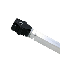 Elektrischer Schreibtisch-Hubmechanismus 398mm Hub T10 Motorisierter Höhenverstellbarer Stehschreibtisch Aluminiumrohr OEM Individuelles Logo