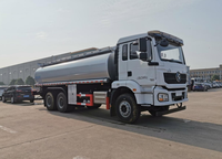 Camion-citerne à carburant diesel QTD Delong 6X2, capacité 18,7 m³, pour rinçage de puits, 25 tonnes de masse totale, conduite à gauche, pour champ pétrolier