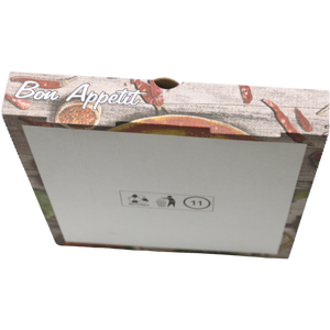 Boîte à pizza en carton ondulé rectangulaire et carrée sur mesure avec logo CMYK pour pizzas surgelées de 6, 7, 8, 10, 14 et 18 pouces - Product Image 3