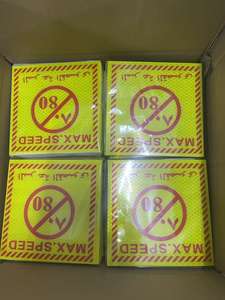 Pegatinas Reflectantes del Fabricante para Vehículos Largos, Camiones y Remolques, 20cm*20cm, 10cm*45cm, Material Reflectante <span class=keywords><strong>de</strong></span> <span class=keywords><strong>Peligro</strong></span> - Product Image 6