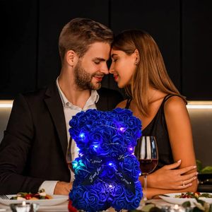 Oso de Rosas Artificiales con Diamante en Forma de Corazón para San Valentín, Día de la Madre, Cumpleaños, Aniversario, Novia, <span class=keywords><strong>Esposa</strong></span> - Product Image 4