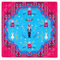 Tapis de Mahjong Rouge et Bleu à Prix de Gros avec Étiquettes de Zone de Jeu Imprimées, Dos en Caoutchouc Antidérapant, Tapis de Jeu Anti-Choc