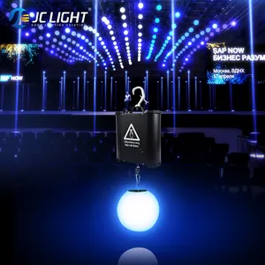 El más nuevo club nocturno Disco Ball Beam Lighting RGB Disco Ball Decoraciones Light Led Kinetic Lifting Ball Light